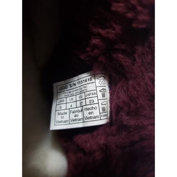 NEW NO BOX UGG‎ Women's Size 6 CLASSIC ULTRA MINI MIRROR BALL 1151616 Wild Grape - Picture 5 of 7